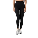 Björn Borg Studio Seamless Ribbed Tights Svart polyamid X-Large Dam