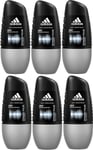 6 x Adidas 48H protection Anti-perspirant Roll On 50 ml - Dynamic Pulse