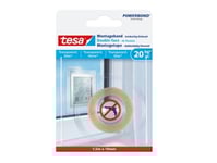 Tesa 77740-00000, Monteringstejp, Transparent, 1,5 M, Inomhus & Utomhus, Glas, Plast, 20 Kg/Cm
