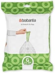 Brabantia PerfectFit Bin Liners Size G/23-30 Litres Thick Plastic Trash Bags