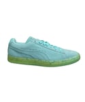 Puma Suede Classic Easter FM Aruba Blue Low Lace Up Mens Trainers 362556 01 Leather - Size UK 5