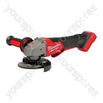 Milwaukee M18 Fuel 115mm Variable Speed &amp; Braking Angle Grinder With Paddle 