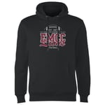 East Mississippi Community College Lions Distressed Hoodie - Black - L
