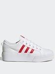 Adidas Originals Nizza Platform - White/Red