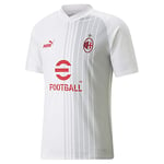 AC Milan 769274 Prematch Jersey T-Shirt Men's White-Tango Red XXL