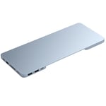 Hub pour iMac 24'' Lecteur Disque Dur SSD Multiports Design Slim Satechi Bleu