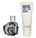 Diesel Only The Brave Pour Homme Giftset 110 ml Edt Spray 35ml/Shower Gel 75ml