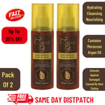 2 Pack Leave In Spray Heat Defence With Moroccan Argan Oil Extract 150ml