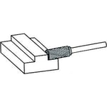 Roterande fil, cylindrisk form, Ø6 x 18 mm