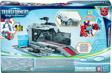 Transformers EarthSpark Optimus Prime-figur med Släp