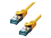 ProXtend - Patch-kabel - RJ-45 (hane) till RJ-45 (hane) - 3 m - 6 mm - SFTP, PiMF - CAT 6a - IEEE 802.3at - halogenfri, formpressad, hakfri, tvinnad - gul