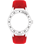 TAG Heuer Watch Strap Connected II Perforated Silicone Red 1FT6080 D