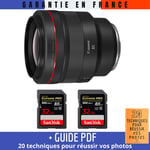 Canon RF 85mm f/1,2L USM + 2 SanDisk 32GB UHS-II 300 MB/s + Guide PDF '20 TECHNIQUES POUR RÉUSSIR VOS PHOTOS