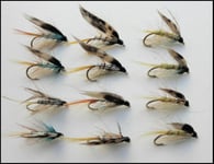 Invicta Trout Flies, 12 Pack, Silver, Pearl & Standard, Mixed 14/16