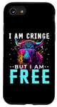 iPhone SE (2020) / 7 / 8 I am Cringe But I am Free Shirt Funny Cow T-shirt Cow Case