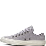 Converse Chuck Taylor All Star Precious Metal Suede Womens Low Top Purple UK 3-8
