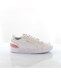 Puma x Ralph Sampson Lo White Leather Low Lace Up Mens Trainers 370846 06 - Size UK 4