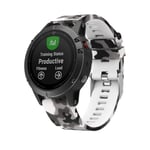 Angersi Soft Silicone Sport Replacement Watch Strap Band compatible with Garmin Fenix 5/Fenix 5 Plus/Forerunner 935/Fenix 6/Fenix 6 Pro Smartwatch