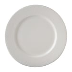 Royal Crown Derby Effervesce White Flat Rim Plate 156mm (Pack of 6) Pack of 6