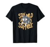 Stay Wild Stay Free Wolf Hunting Express Yourself Travel T-Shirt