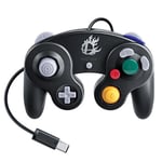 Nintendo GAME CUBE Official Controller Smash Brothers Black F/S w/Tracking# NEW