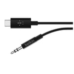 Belkin RockStar? 3.5mm Audio Cable with USB-C? Connector câble audio USB C 3,5mm Noir - Neuf