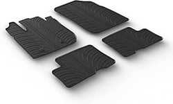 Gummimattor lampliga for Dacia Duster 2018 4delad