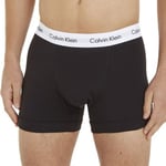 Calvin Klein Kalsonger 9P Cotton Stretch Trunks Svart randig bomull Medium Herr