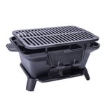 Barbecue Rotisseries Barbecue Grill Charcoal Portable BBQ Portable Barbecues Household Charcoal Wild Cast Iron Grill Thicken Outdoor Oyster Portable Small Mini Home Indoor