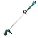 Makita DUR192LRT 18V Li-ion LXT Brushless Line Trimmer Complete with 1 x 5.0 Ah Battery and Charger Blue