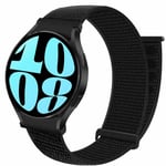 Nylon armbånd No-Gap Samsung Galaxy Watch 6 (40mm) - Dark Black