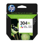 HP 304XL (N9K07AE) Tri-Color Ink Cartridge Original HP DeskJet 2630 3720 3760 UK