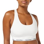 Calvin Klein Women's Plus Size Bralette - Modern Cotton, White (White 100), XXX-Large
