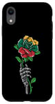 Coque pour iPhone XR Rose de Lituanie avec squelette drapeau lituanien Racines Souvenir