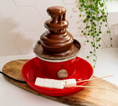Electric Chocolate Fountain Fondue Set 3 Tiers Mini Melting Machine Parties Gift