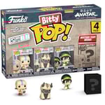 Figur - Funko - Bitty Pop! Avatar: TLA - Aang med Momo, Appa och Toph - Mini-Figur Mysterie - 2.2 cm