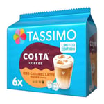 Tassimo Costa Iced Coffee Pods Caramel Latte 18 Capsules Drinks DATED 04/23