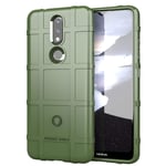 NOKOER Case for Nokia 2.4, TPU Cover [Heavy Duty] Superior Anti-fall Protection Phone Case [Shockproof] [Non-Slip] [Anti-Fingerprint] Non-slip Case - Green