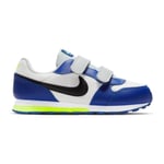 Nike Md Runner 2 Vit,blå 34