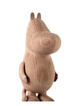 Moomin X Moomintroll Oak Large Home Decoration Decorative Accessories-details Wooden Figures Brown Boyhood