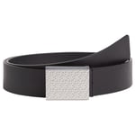 Calvin Klein Plaque Belt K50K508326BAX-95 cm (bælte) Sort/Sølv 95 male Aluminium