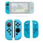 Silikon Skal För Joy-con Kontroller Nintendo Switch Blå