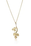 Lumoava blossom halsband guldpläterat L66244300000