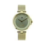 Tommy Hilfiger Ladies Watch Gold Mesh Strap Dial 1782362 For Women