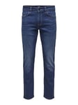 ONLY & SONS Men's Onsweft Reg. Mar. Bl. Coat 6776 DNM Slim fit Jeans, Dark Denim Blue, 34 W/32 L
