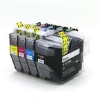 4X Sealed, Compatible LC3219XL Inks Fits For Brother MFCJ5730DW MFCJ6530DW