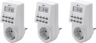 Goobay Set med 3, digital timer Lättanvänd digital timer