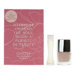 GHOST PURITY GIFT SET: EDT 5ML + NAIL POLISH 10ML - NEW & BOXED - FREE P&P - UK