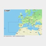 C-MAP Elektroniskt sjökort Reveal - Västra Europas kuster