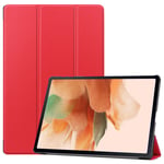 samsung Samsung Tab S8+ Tri-Fold PU Case Red